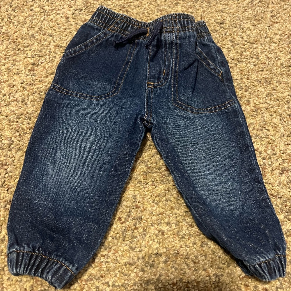 Garanimals elastic waist jean jogger 12 months